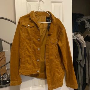 BoohooMAN corduroy regular fit jacket (New)